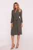 Stylove S415 sukienka szmizjerka khaki 